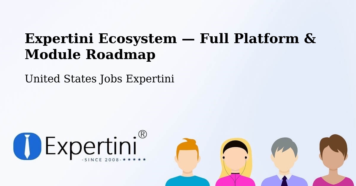 Expertini Ecosystem — Full Platform & Module Roadmap – Liberal